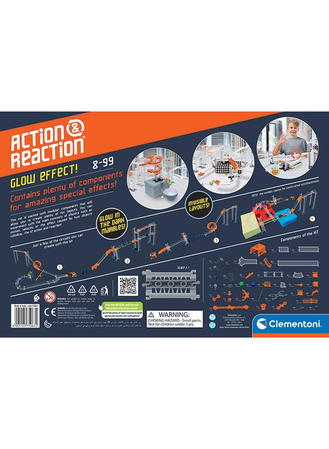 Clementoni Action And Reaction- Glow In The Dark Playset- For Age 8+ Years Old - Image 5