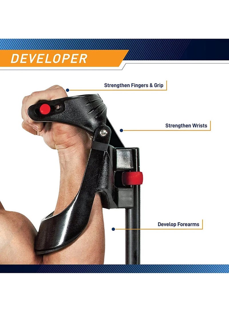AROAQ Wrist and Forearm Developer Strengthener Home Gym Gear Arm Exerciser Fitness Equipment Arm Strength Training Workout Machine - Image 2