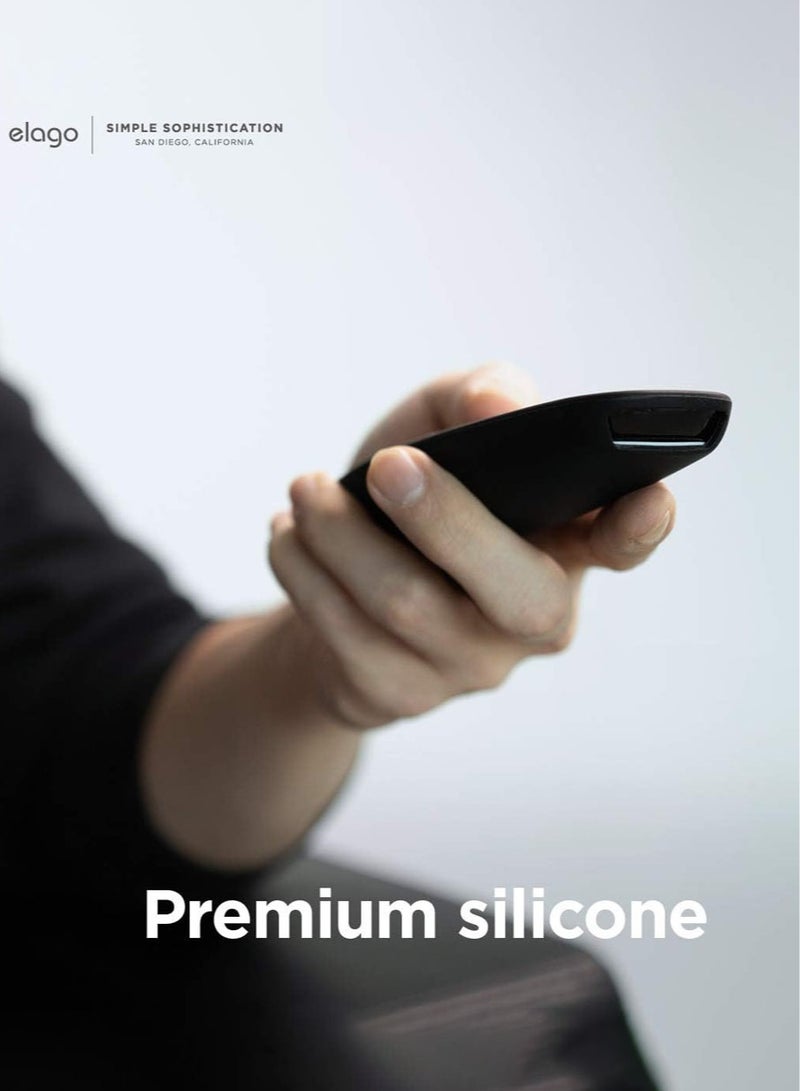 Elago حافظة جهاز التحكم عن بعد من السيليكون من إيلاجو متوافقة مع جهاز التحكم عن بعد الخاص ببلاي ستيشن 5 ميديا، مصنوعة من السيليكون المتين، بتصميم نحيف ومريح، حماية من السقوط - أسود - Image 5