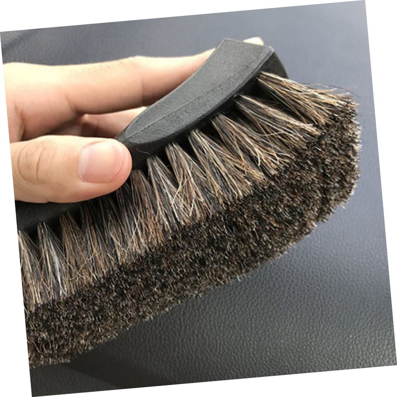 Leather Car Seat Brush For Dusting Automotive Interior Cleaning Mane Tool - Image 4