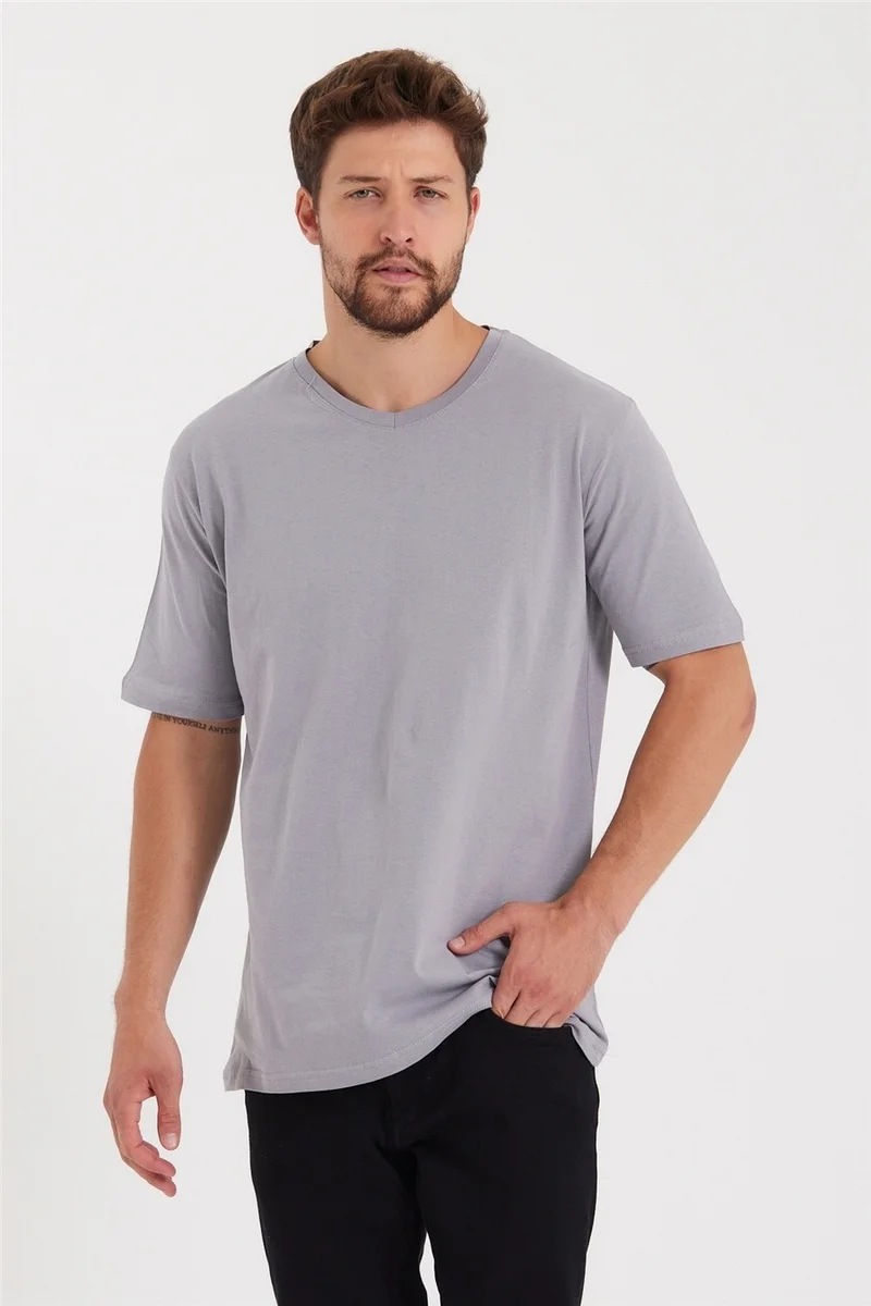 Cool Tarz Cool Style Men's V Neck Slim Fit T-SHIRT-VYKTSR33S