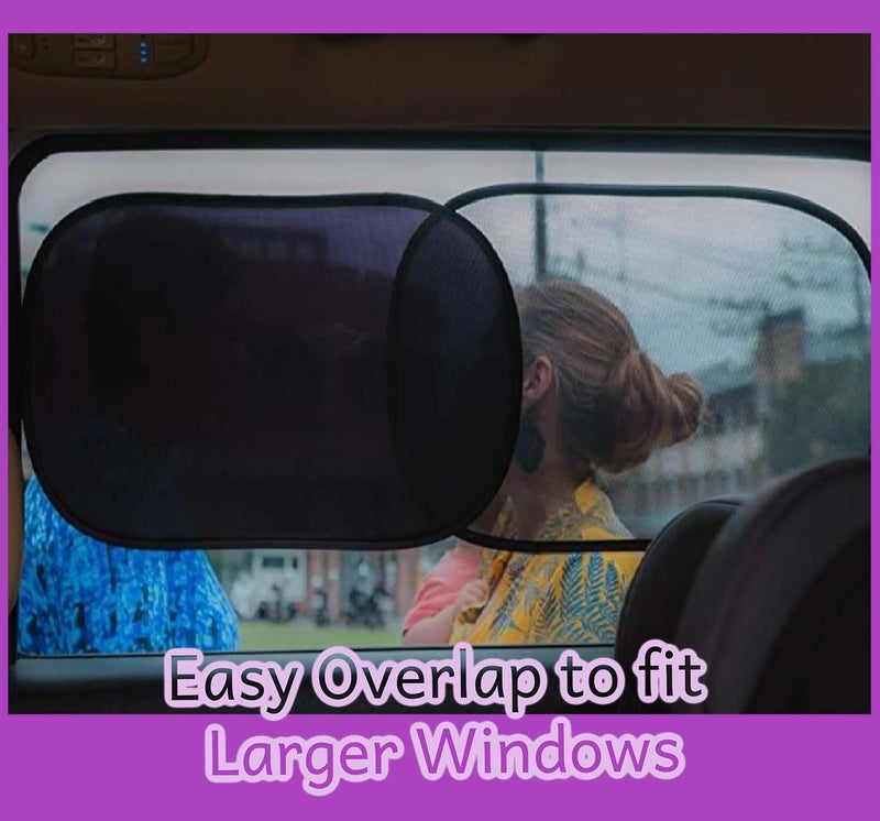 Car Window Shade (4Pack) - Certified UV Protection for Babies - Blocks 99.95% UVR - Image 5