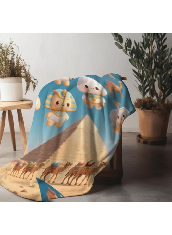 general Baby and children's cartoon flannel thin blanket (warm and comfortable, suitable for sleep, game use) 70cm*100cm - Image 5