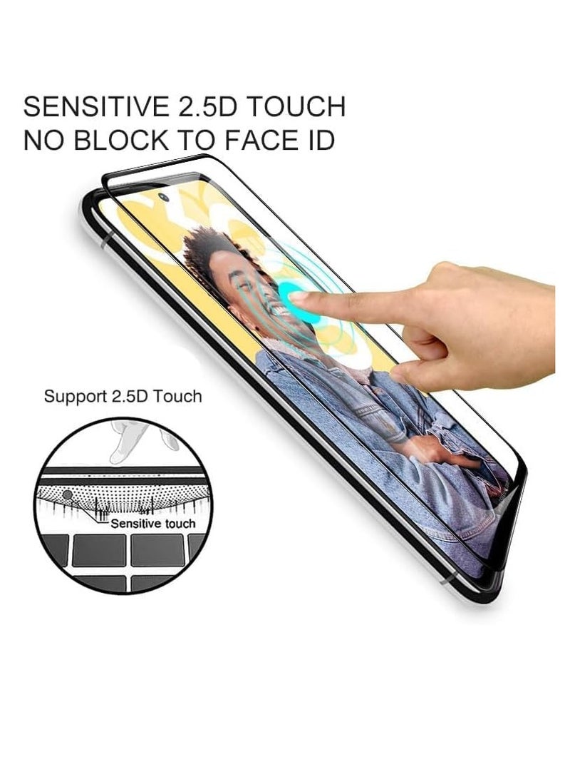 Screen Protector for Oppo A3X, Bubble-and-Dust-Free HD Tempered Glass, Durable and Drop-Proof with 9H Hardness, Easy Installation Exclusively