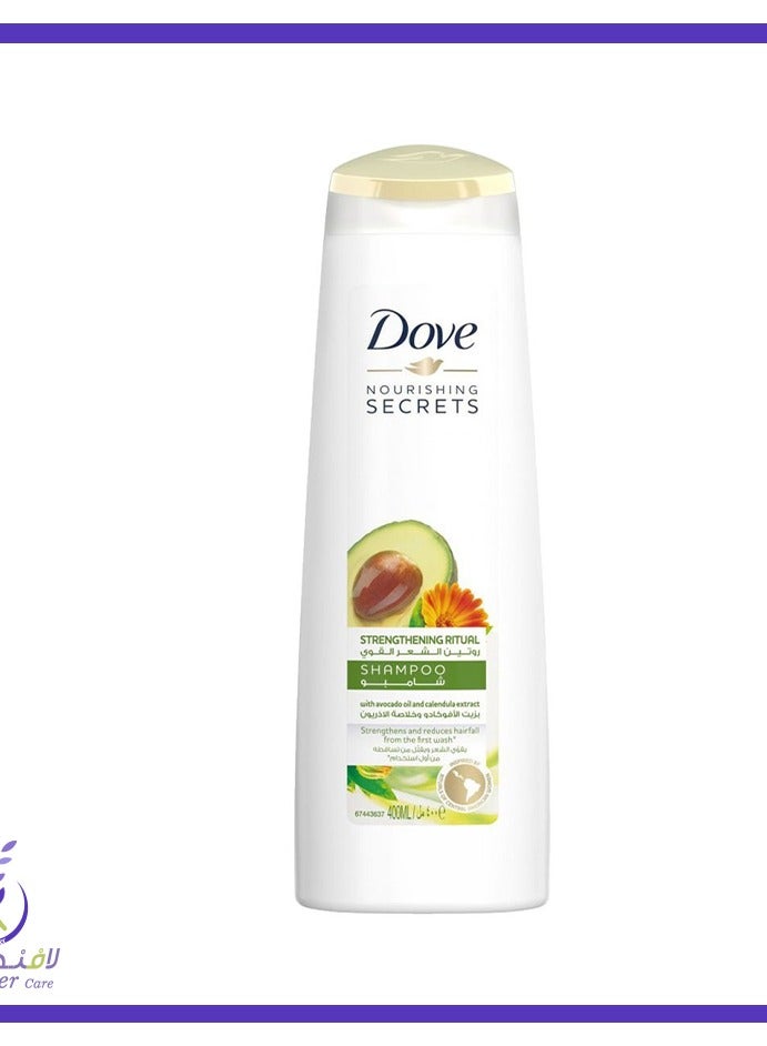 شامبو روتين الشعر القوي بزيت الافكادو من دوف 400مل