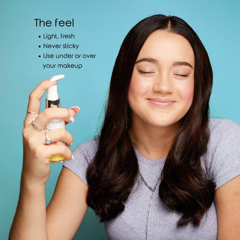 Frilliance Hydrating Facial Mist Spray, Set and Refresh Citrus Rain, Vegan Cruelty Free Hypoallergenic for Teens of All Skin Types, 50 ml / 1.7 fl oz - Image 5