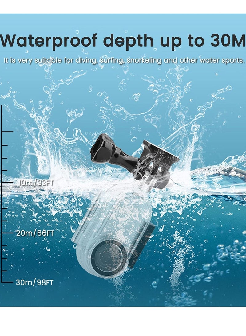 SYOSI Waterproof Housing Case for Insta360 Go 2, Underwater Diving Protective Shell 30M with Bracket Accessories - Image 2