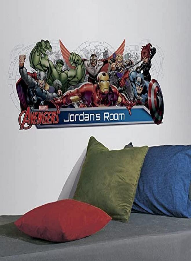 RoomMates Avengers Assemble Headboard Giant Wall Decal with Alphabet for Personalization, RMK2240GM - Image 3