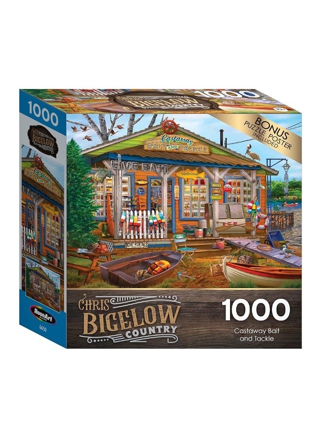 RoseArt CRA-Z-Art - RoseArt - Bigelow Country 1000PC - Castaway Bait and Tackle - Image 2