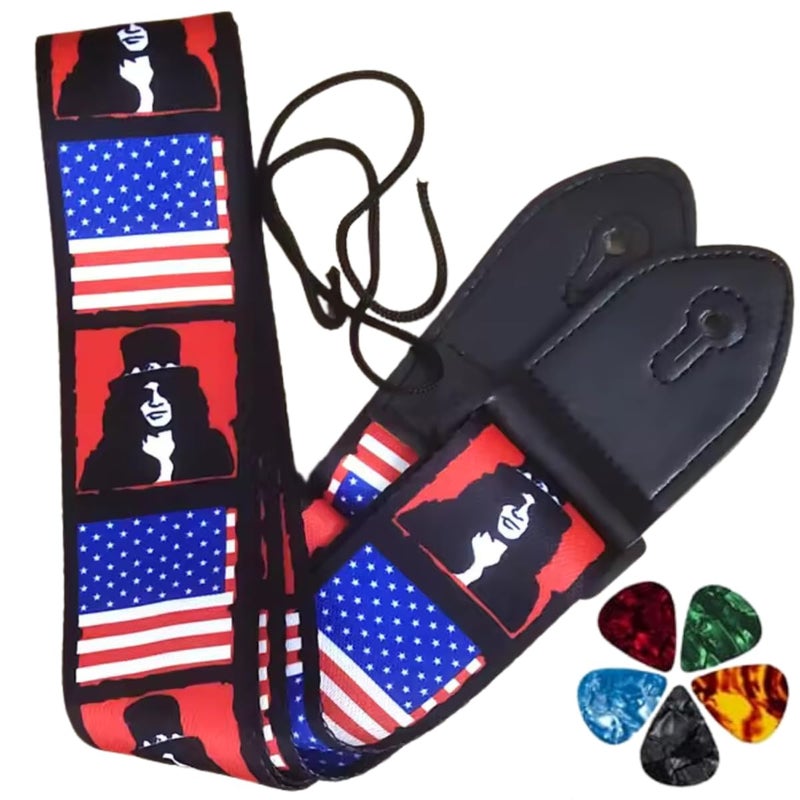 Mocking Bird Guitar Strap for Acoustic Adjustable Buckle Electric Guitar Strap Polyester Guitar Belt For Acoustic/Bass/Electric Guitars - Image 1