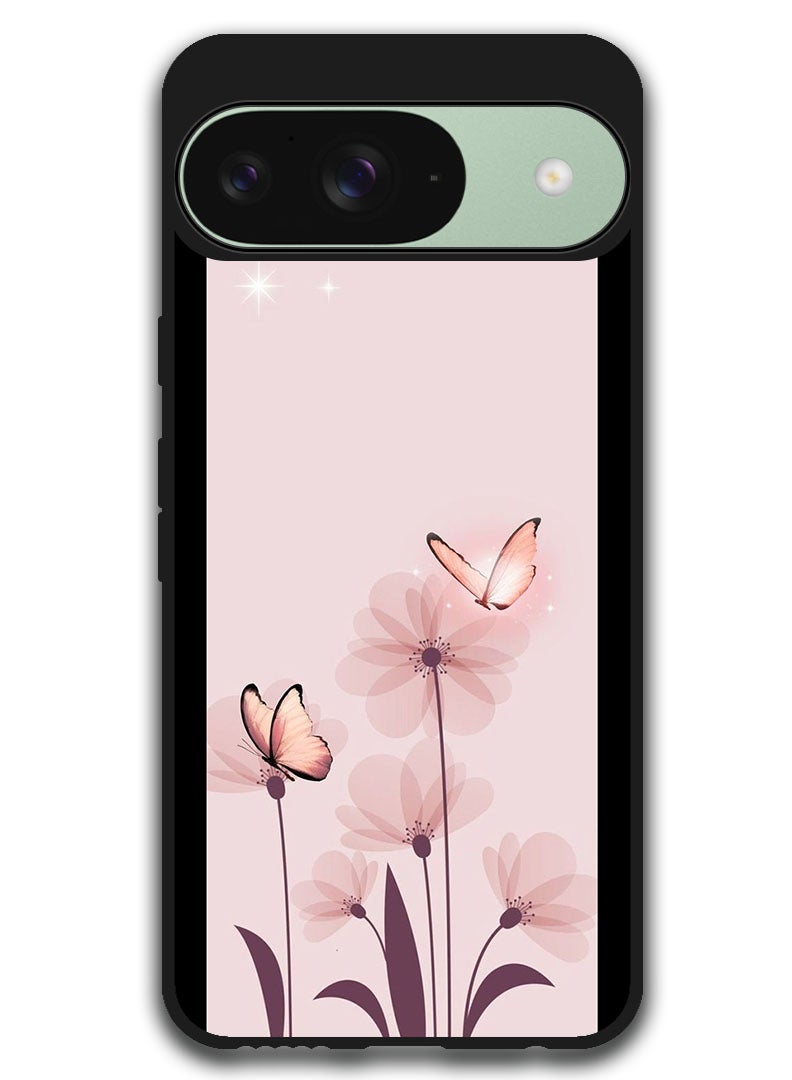 Theodor Protective Case Anti Scratch Shock Proof Bumper Cover For Google Pixel 9 Butterflies (2) - Image 1