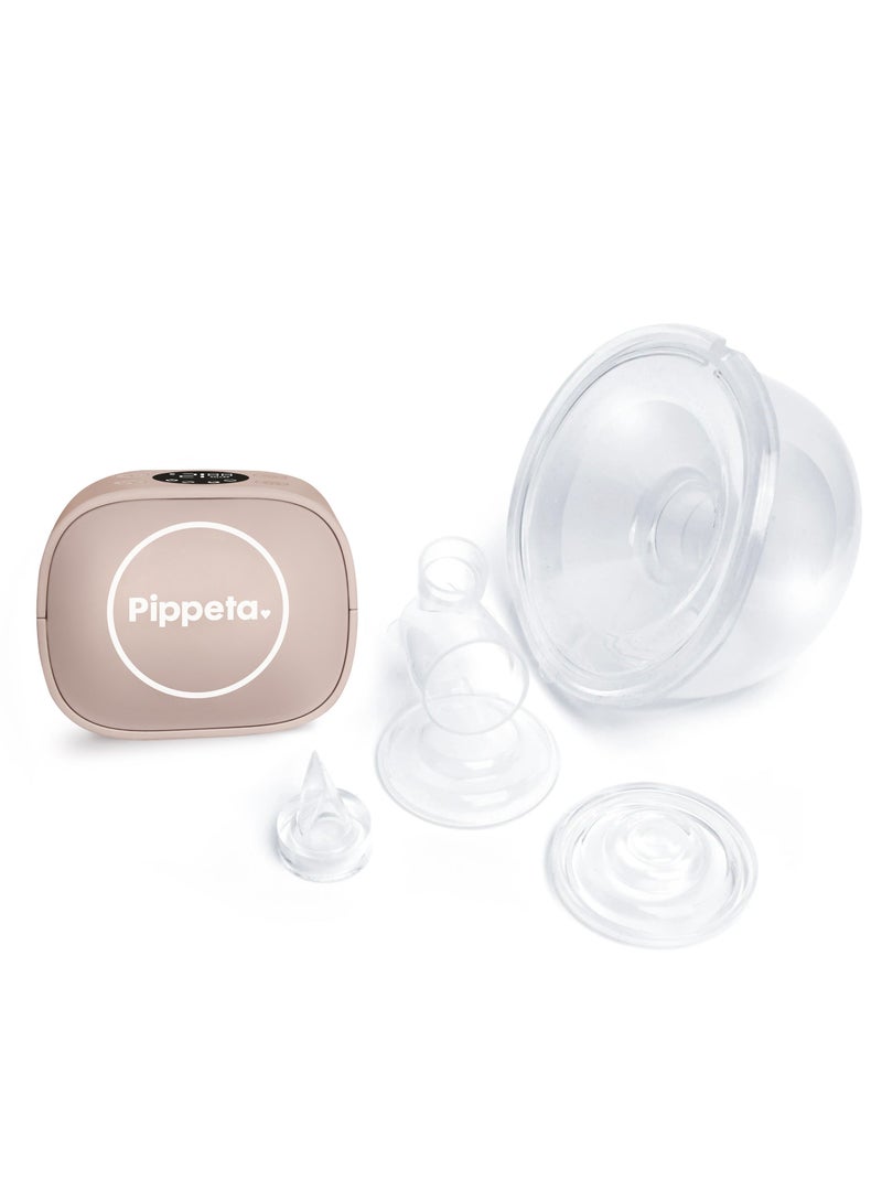 Pippeta Original Led Hands-Free Breast Pump 12 Suction Levels Modes Automatic Shut Off Timer Bpa, Pvc, Lead And Phthalates Free 180Ml Capacity – 2 Pack Sea Salt  - Image 4