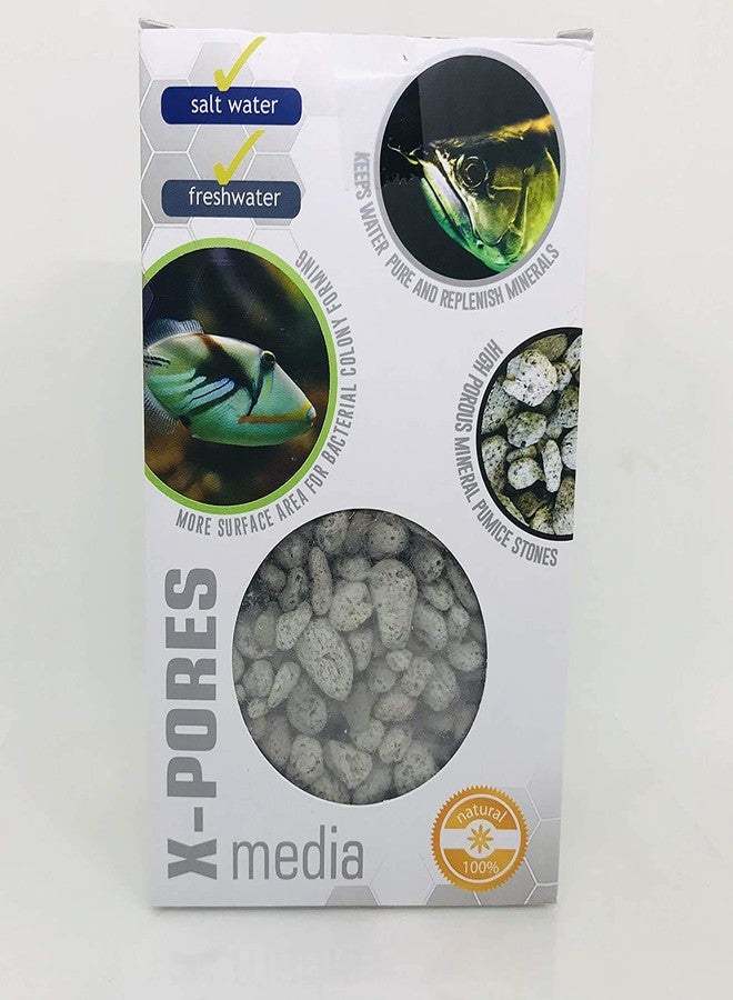 ARK AQUATICS وسائط ترشيح طبيعية من نوع ARK AQUATICS® X-Pores لأحواض أسماك المياه المالحة والعذبة - Image 1