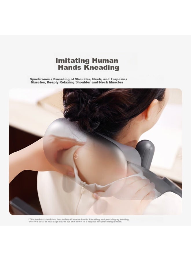 MIJIA Mi Home Xiaomi Shoulder And Neck Massager Trapezius Cervical Massager Shoulder Neck Waist Back Neck Massager Cervical Hot Compress Kneading App Smart Control Gift Recommendation  - Image 1
