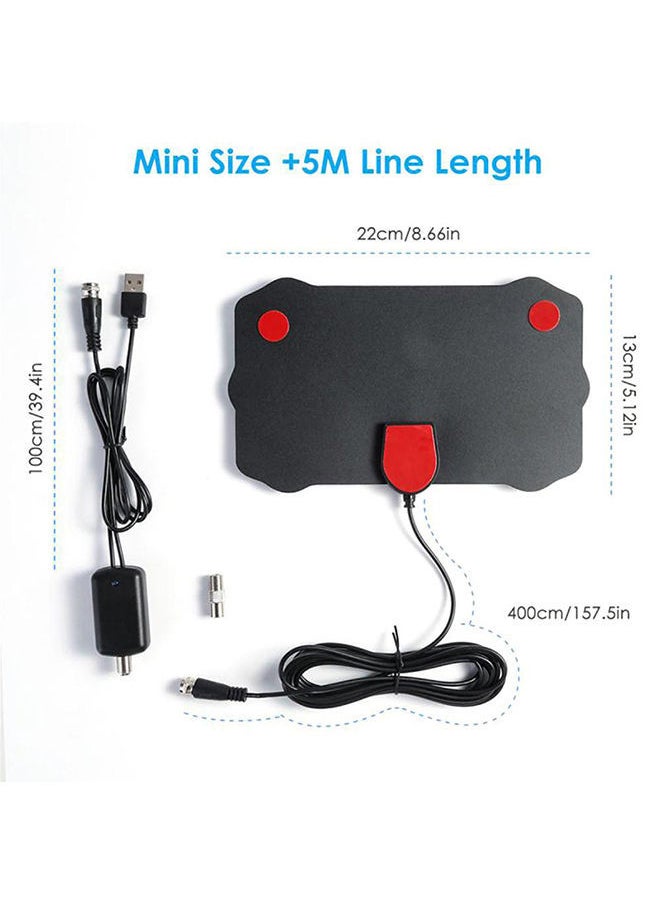 iQeouc 120 Miles Antena Digital HDTV Indoor HD TV Antenna with Amplifier Radius Surf Fox Antennas Aerial  - Image 2