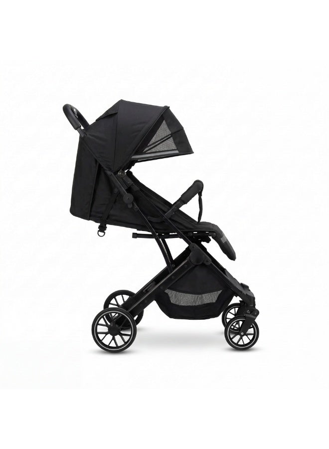 بوبي بابا عربة أطفال للسفر بتدخل طيارة (Cabin Size) بتتقفل بإيد واحدة ومعاها يد جر تروللي لسهولة الحركة - Image 4