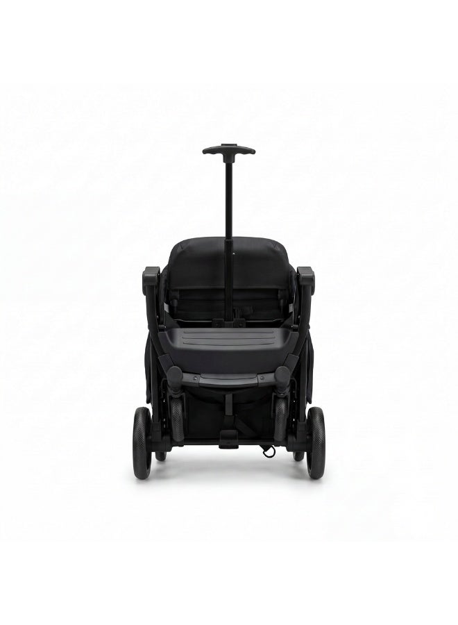 بوبي بابا عربة أطفال للسفر بتدخل طيارة (Cabin Size) بتتقفل بإيد واحدة ومعاها يد جر تروللي لسهولة الحركة - Image 5