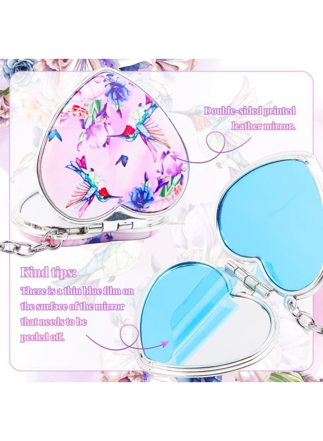 FBBP Mother's Day Gifts for Mom from Daughter Son, Hummingbird Gift Basket Set with Jewelry Bracelet, Makeup Bag, Coffee Mug & Keychain Mirror, Unique Gifts for Mom Grandma Her on Mother's Day - Image 5