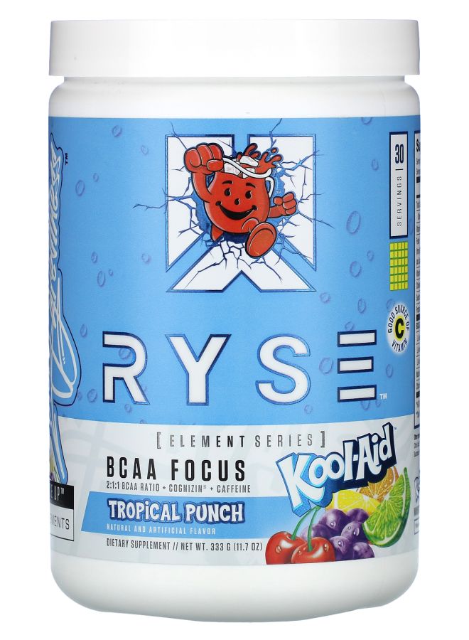 RYSE Element Series BCAA Focus Kool-Aid Tropical Punch 11.7 oz (333 g)
