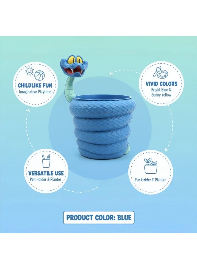 general Zootopia2 Gary the Snake Popcorn Bucket Candy Jar Theater Gift for Family and Friends - Image 3