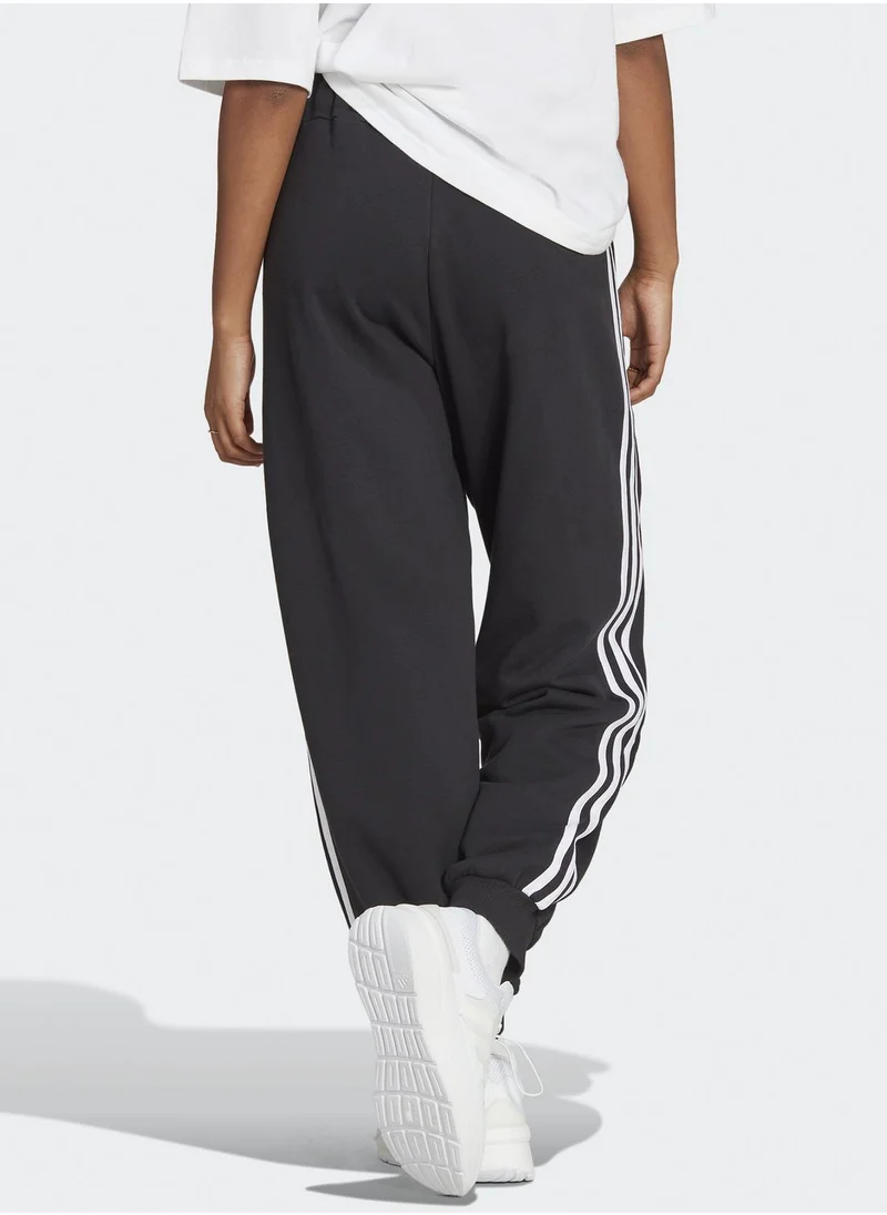Adidas 3 Stripes French Terry Loose-Fit Joggers