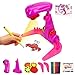 LEERFEI Kids Projection Drawing ToySmart Drawing Projector ToysTrace and Draw Projector for Kidswith 32cartoon patters and 12color Brushes Kid Learn to Draw and Sketcher Pink - Image 3