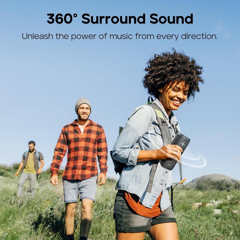 Tribit StormBox 2 Bluetooth Speaker with 34W 360° Surround Sound, XBass Tech, 24H Playtime, IPX7 Waterproof, Bluetooth 5.3, TWS Pairing Portable Wireless Speaker for Outdoor - Image 2