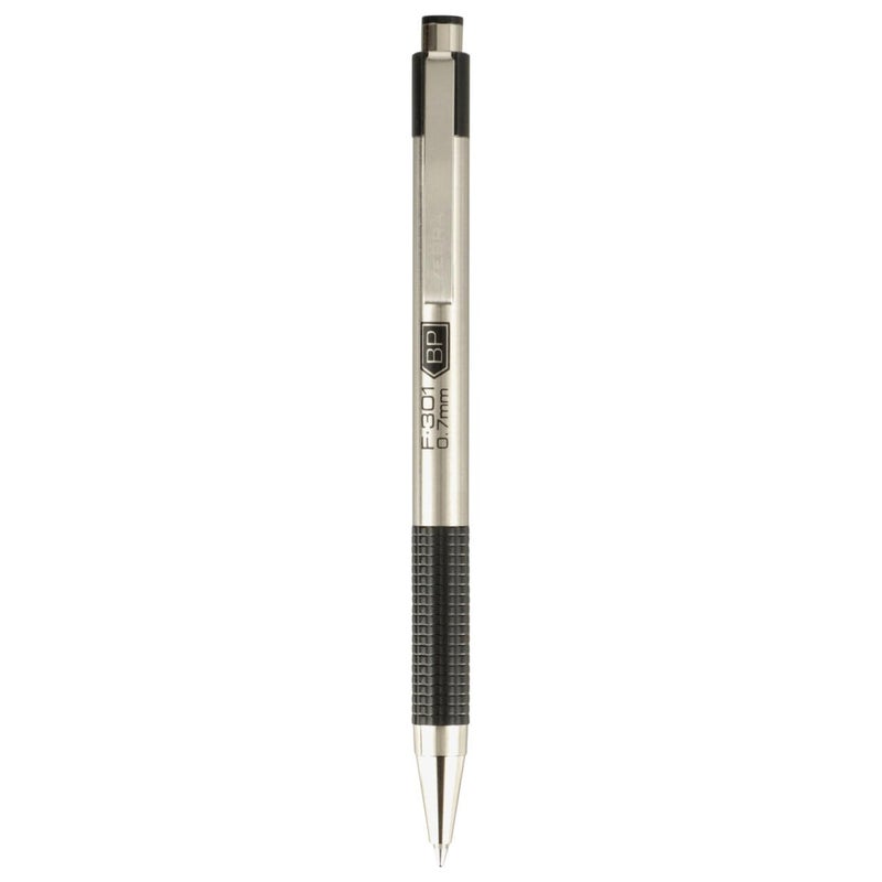 Zebra Pen F-301 Retractable Ballpoint Pen, Stainless Steel Barrel, Fine Point, 0.7mm, Assorted Ink, 9-Pack - Image 2