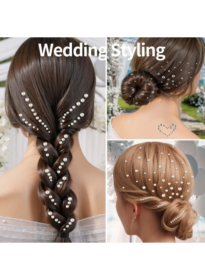 650 جهاز كمبيوتر شخصي ذاتي اللاصق الوجه الأحجار الكريمة واللؤلؤة, مناسبة لمستحضرات التجميل, المجوهرات العطلة, الأحجار الكريمة الشعر, لاصقات الراينس, مناسبة للوجه, العين, مستحضرات التجميل, الأظافر, مجموعة ملصقات الماس الحرفية, متعددة الألوان - Image 5