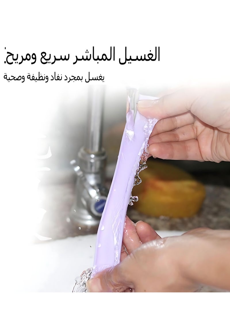 مجموعة من 3 ماصات شرب قابلة لإعادة الاستخدام من السيليكون عالي الجودة – قابلة للفك والطوي وسهلة التنظيف | خالية من BPA، صديقة للبيئة، متوافقة مع المشروبات الساخنة والباردة – مثالية للسموثي، بوبا والسفر - Image 4