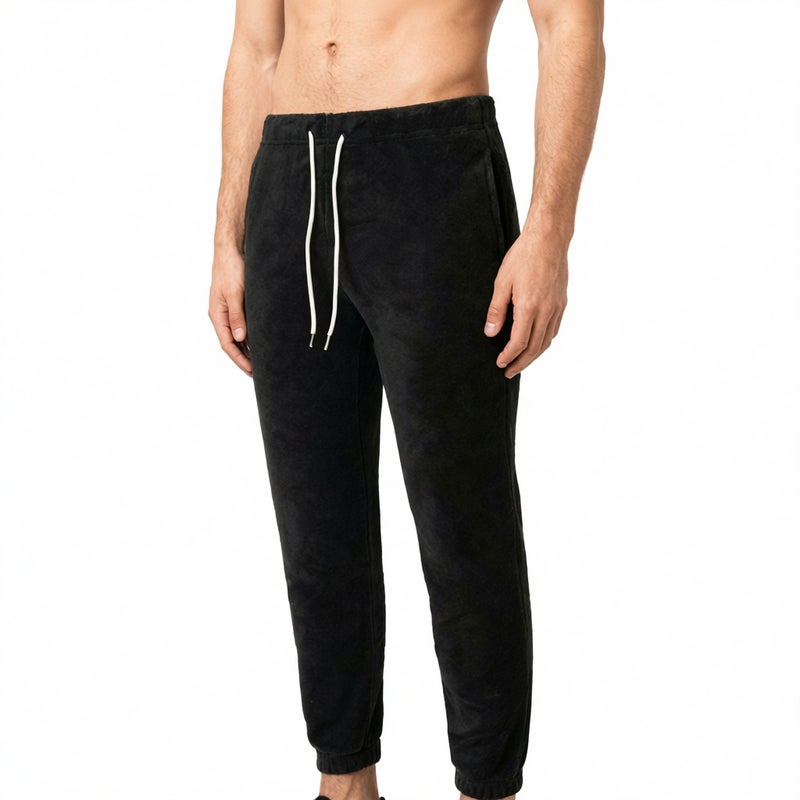 Men's Fleece Lounge Pants for Outdoor Sports Casual Wear - Image 2