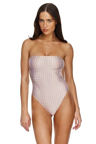 Gottex Flirtt Bandeau One Piece - Removable Soft Cups, Adjustable Straps, Adjustable Back Tie, Front & Back Lining - Image 1