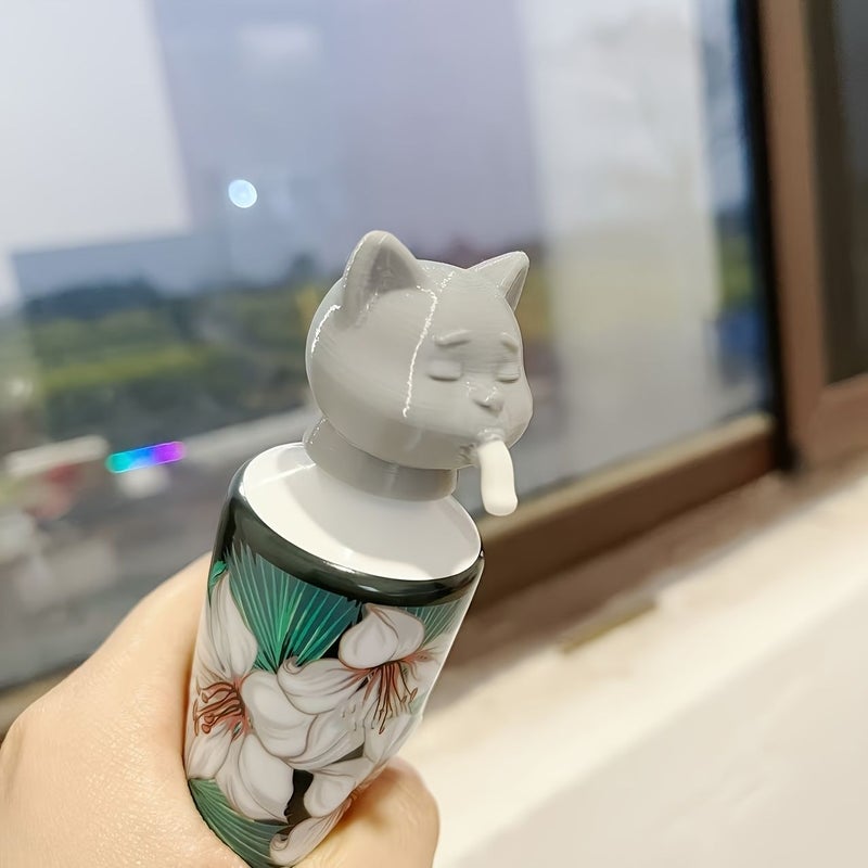 Cat Toothpaste Dispenser Z1 Fun Squeezer Toy Creative Home Goodie - Image 4