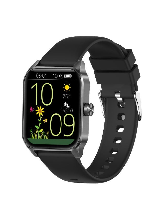 New square-screen Smart Watch for Men Women Compatible with call function, fitness tracker, heart rate and blood oxygen monitoring,  3D dynamic watch face. with iPhone Samsung Android Phone 1.85 inch Full Touch Screen  Bluetooh Fitness Tracker - Image 1