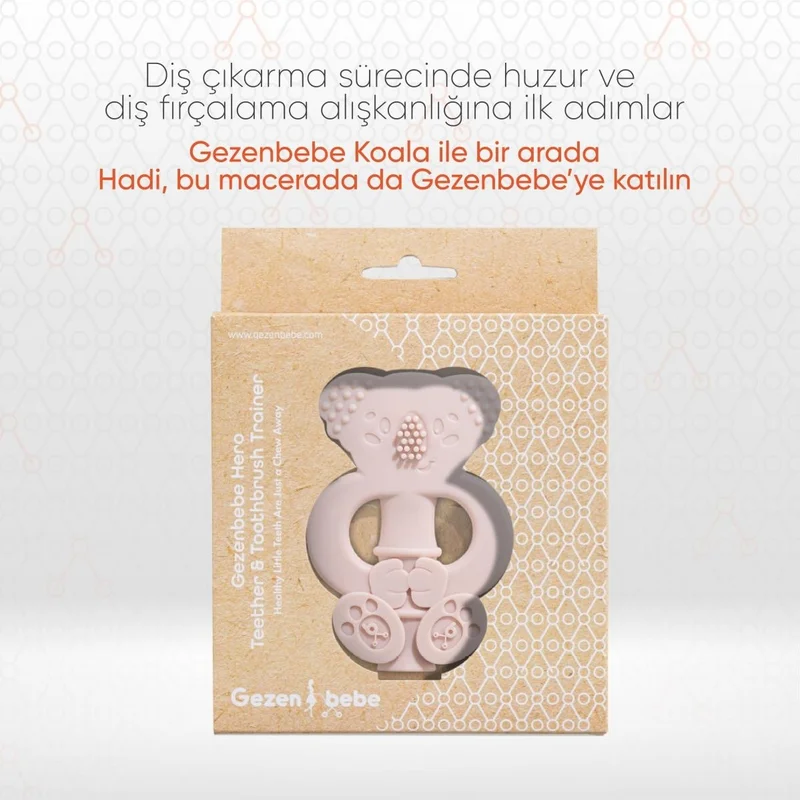 Gezenbebe Hero Teether & Tooth Brushing Trainer Mint