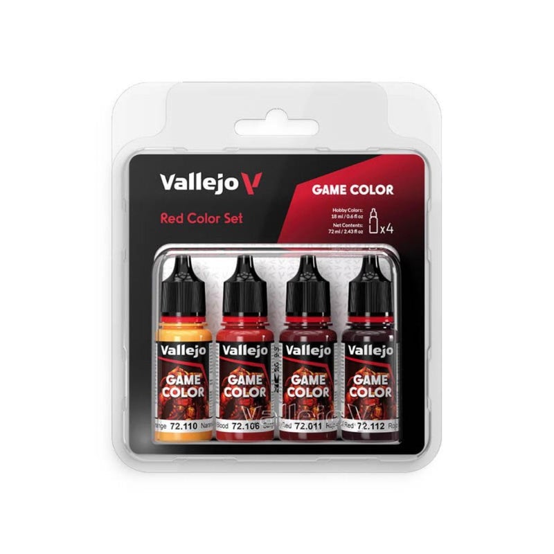 Vallejo - Red Color Set | Game Color | Contains 4 Bottles x 18 ml (0.60 fl.oz.) - Image 5