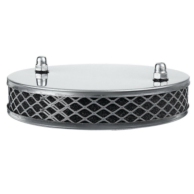 Carburettor Air Filter: 1 x Metal Pancake Style - Highly Polished Chrome Finish Enhanced Airflow Design Easy Bolt-On Installation for Carburettor Upgrade Air Cleaner - Image 3