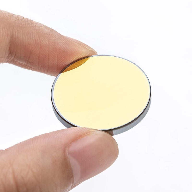 Cloudray Laser Mirror Si Reflective Lens Gold Plated Mirror 20mm for CO2 Laser Engraving Cutting Machine, Dia 20mm 3PCS - Image 2