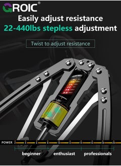 GROIC Twister Arm Exerciser - Adjustable 1-200KG Home Chest Expander/Shoulder Muscle Training Fitness Equipment/Arm Enhanced Exercise Strengthener  - Image 4