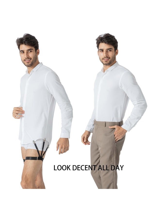 Lazarsspace Men'S Shirt Stays For Tucking, Garter And Holder Securing Position Men - Image 2