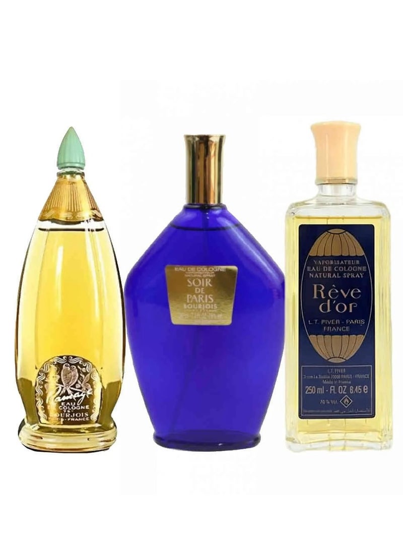 باريس مجموعة عطور قديمة ثلاث قطعة - Image 1