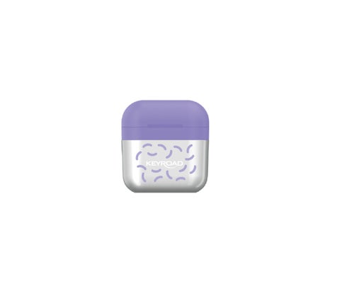 Keyroad Metallic Plastic Sharpener 2 Holes AirPods Shape Purple Model KR972931