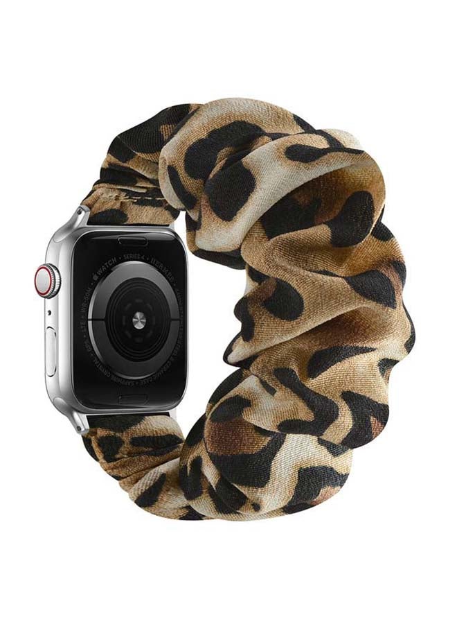 Perfii Flexi Elastic Solo Loop Band For Apple Watch Series 6/SE/5/4/3/2/1 Dot Brown - Image 2
