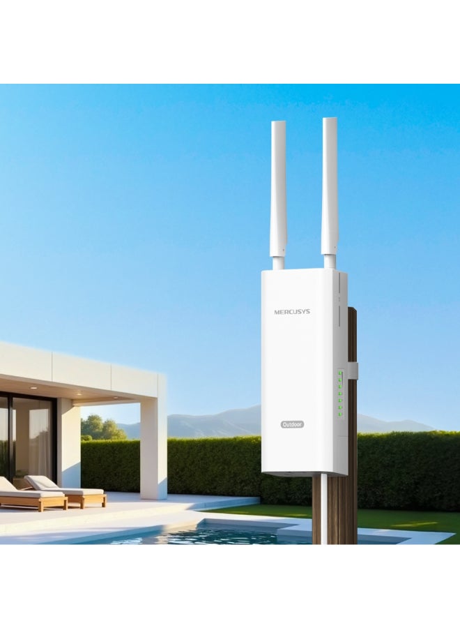 MERCUSYS Cat4 150/50 Mbps N300 Wi-Fi White - Image 3