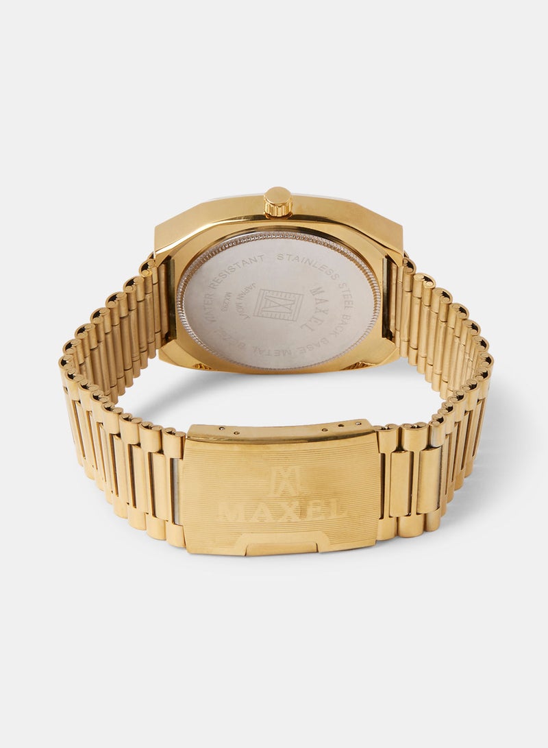 Maxel ساعة يد سينتريكس نيو ديا ستار للرجال بسوار من الجلد MX550 - 38 مم - Image 2