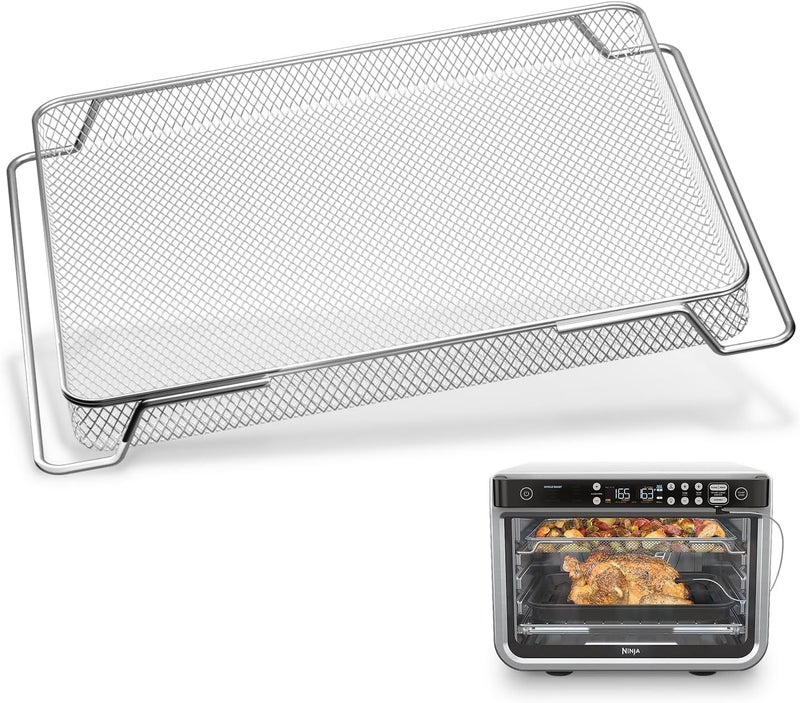 SettleDown for Ninja Foodi Replacement Air Fryer Oven Basket, Original Replacement Baking Trays for Ninja DT201/DT251 Foodi Digital Air Fryer Oven,Stainless Steel Air Fryer Accessories for Ninja Foodi - Image 1
