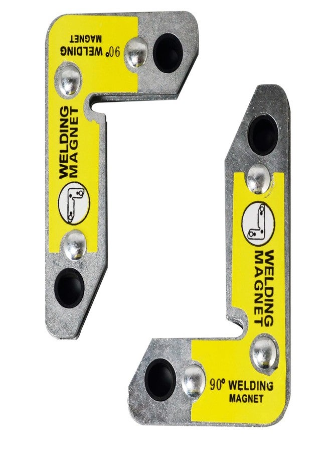 RIVERWELD Magnetic Corner Squares Strong Powerful Welding Accessories Magnet 90° Right Angle Setting Support Fixture Tool Max Pull Force 25 lbs Pack of 2 - Image 1