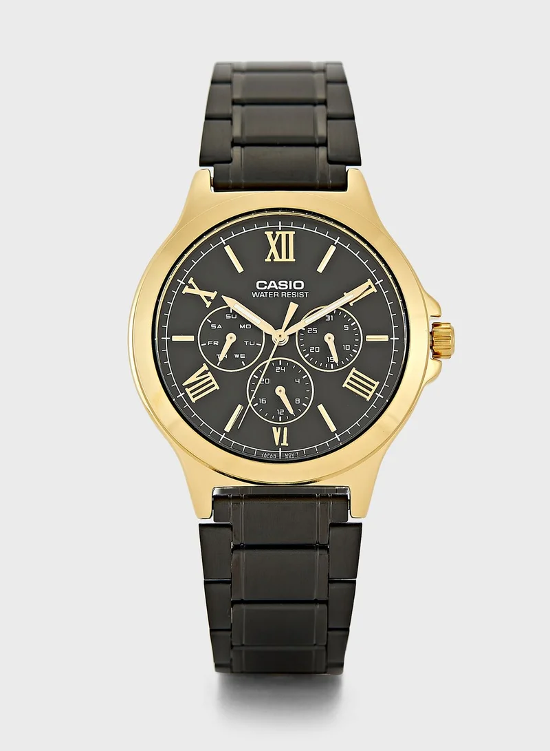 CASIO Mtp-V300Gb-1Audf Analog Watch