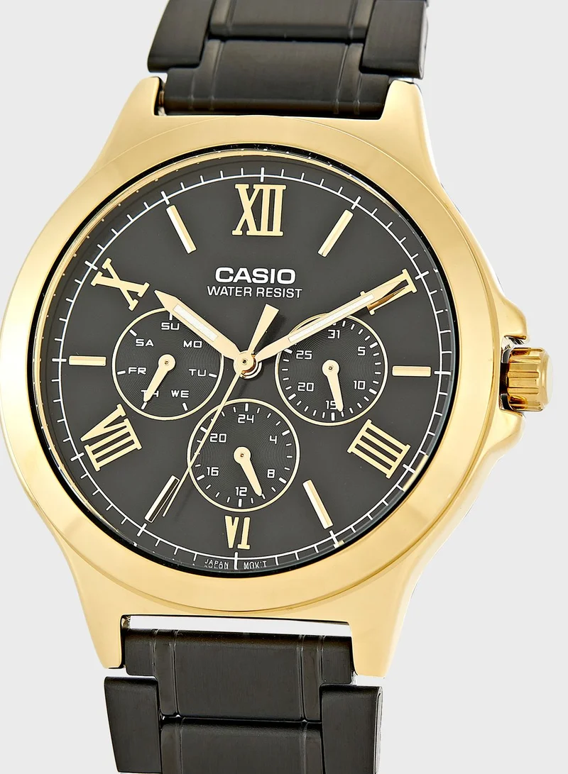 CASIO Mtp-V300Gb-1Audf Analog Watch