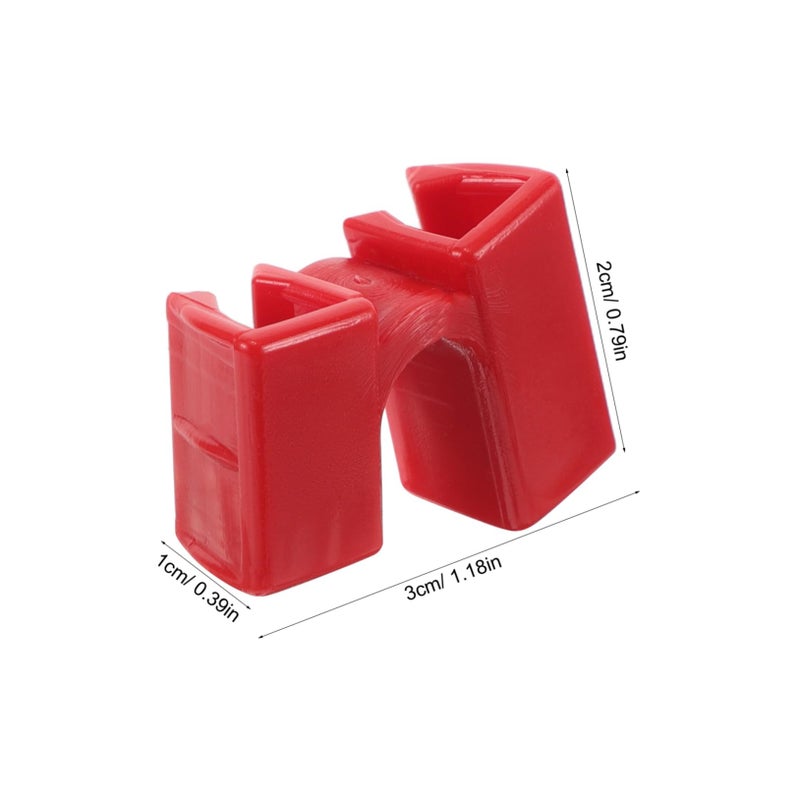 Chopsticks Training Helper 10 Pcs Easy Installation Lightweight Red Black for Kids Seniors - Image 3